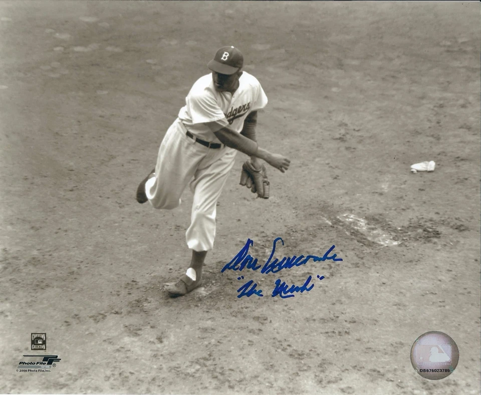 Signed  8x10 DON NEWCOMBE  Brooklyn Dodgers Autographed Photo - COA - Image 1 of 1