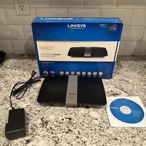 Open Box Linksys N900 Dual-Band Smart wireless Wi-Fi router EA4500 -Look - Photo 1/7