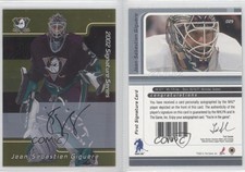 2001-02 ITG Be A Player Signature Series Gold Jean-Sebastien Giguere #029 Auto