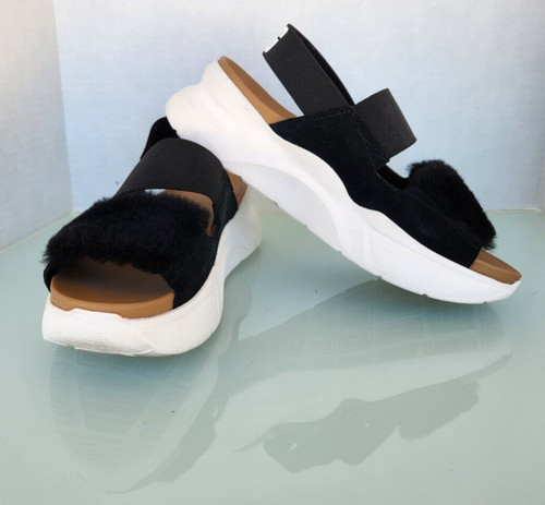 UGG Silverlake II sandali plateau donna neri taglia 9 5