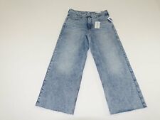 Old Navy Women's Wide Leg Jeans Size 12 NWT Blue Stonewash Extra High Rise