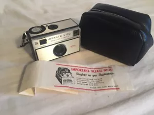 Lotto fotocamere vintage IMPAKTA X700. Custodia originale. Fascia pubblicitaria. - Foto 1 di 8