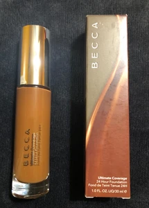 BECCA ULTIMATE COVERAGE 24 HOUR FOUNDATION TONKA 6W3 - 1 OZ NEW INBOX - Picture 1 of 4