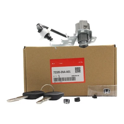 New OEM For Honda Civic 06-11 Driver Door Lock Cylinder and 2 Keys - Image 1 of 4