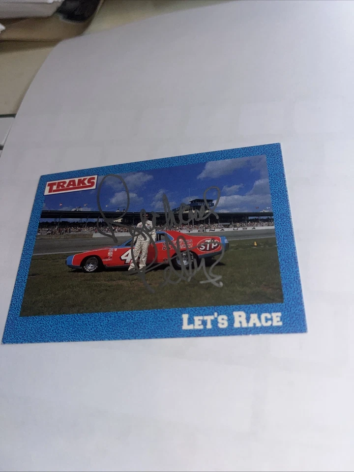 Richard Petty Signed Traks  Card - Image 1 of 1
