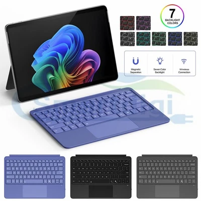 AU Wireless Backlit Touchpad Keyboard For For Microsoft Surface Pro 12 inch 2025 - image 1 of 4