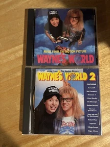 Waynes World 1 &2 Motion Picture 90’s Soundtrack CD Lot Set Reprise Records - Picture 1 of 3
