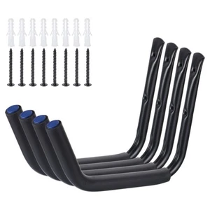 4 Pack Kayak Storage Racks 15 Inch Kayak Hook Wall Mount Canoe Hanger - Picture 1 of 8
