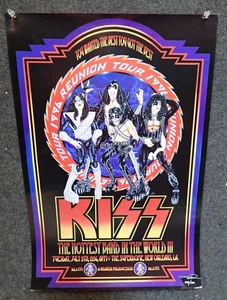 ORIGINAL 1996 SIGNIERT VOM KÜNSTLER Tommy Pons KISS Reunion Konzert Tour Poster #228 - Bild 1 von 5