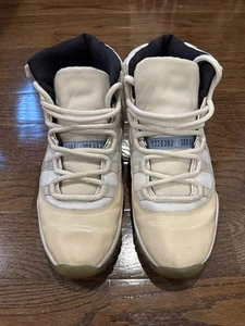 2001 Retro Nike Air Jordan 11 Columbia Size 10 - Blue, White And Cream - Picture 1 of 7