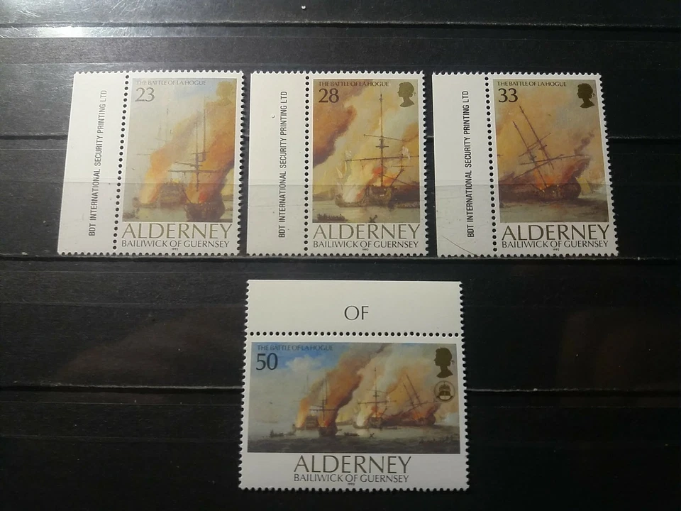Alderney Stamps 1992 Ships.Complete Set. MNH  - Image 1 of 1