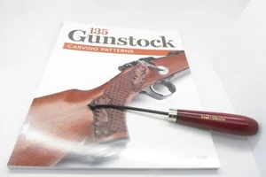 135 Gunstock Carving Patterns & Ramelson/Ullman 2 Line 16LPI Checkering Tool USA - Picture 1 of 8