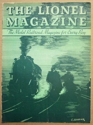 ORIGINAL JUL-AUG 1936 "THE LIONEL MAGAZINE" MODEL RAILROADS - EXC CONDITION! - Image 1 of 3
