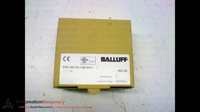 BALLUFF BOS 26K-PA-1QE-S4-C, SENSOR FOTOELÉCTRICO, 10-30VDC, 200MA,, NUEVO #165285 Foto 1 de 4
