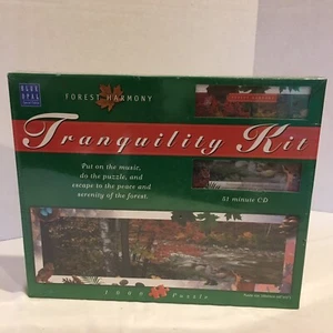 Tranquility Kit Forest Harmony 1000 Piece Puzzle With 51 Min. CD New Sealed Box - Picture 1 of 12