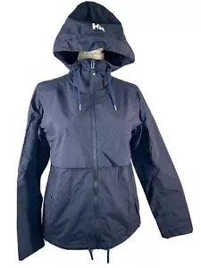 HH Helly Hasen Damen Evie Regenjacke Größe M Farbe Navy - Bild 1 von 8