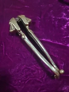 Cascanueces vintage de latón Bassett Hound perro novedad envío gratuito  - Imagen 1 de 4