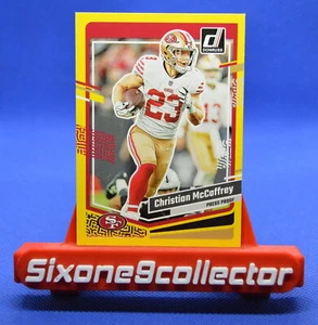 2023 Donruss Christian McCaffrey Yellow Press Proof San Francisco 49ers SP #267 - Bild 1 von 2