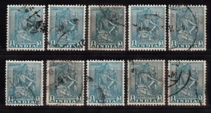 INDIA 1949 ORIGINAL BODHISATTVA 1a VALUE WHOLESALE LOT SCOTT 210 USED - Picture 1 of 1