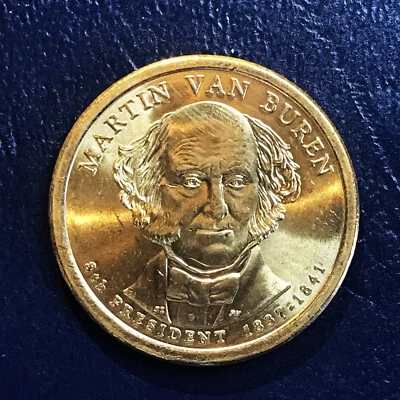 2008 D BU Martin Van Buren Presidential Dollar from Uncirculated Mint Roll - Image 1 of 2