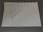 Hand Signed 6 X 4 Autograph Book Page   John Mortimer   Author Rumpole