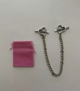 Sexy Body jewelry 1 Pair Adjustable Non Piercing Nipple Jewelry Chain - Picture 1 of 2