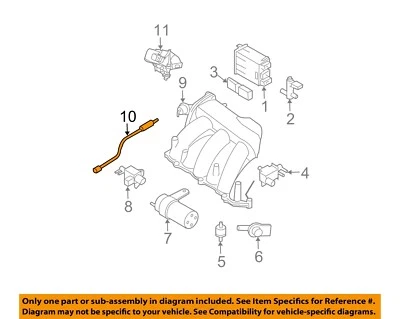 Componentes de emisión de Murano Nissan OEM 2003 - Sensor de oxígeno 226902A010 Foto 1 de 2
