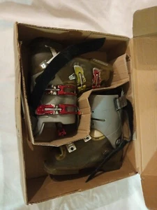 Salomon X Wave Ski Boots Size 9 W With NEW Liners Winter Downhill - Bild 1 von 3