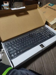 Rii RK901 Wireless Keyboard ~ Ultra-Slim ~ Full Size ~ 2.4GHz - Picture 1 of 1