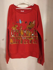 Disney The Lion King Hakuna Matata Sweatshirt Woman Small - Picture 1 of 3