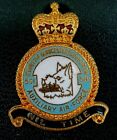 Raf Royal Air Force Enamel Badge 501 County Of Gloucester Auxiliary Fear Nothing
