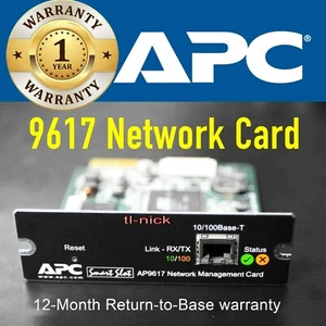 APC AP9617 10/100Mbps Network Management Card 4 Smart UPS Warranty Express Post - Bild 1 von 2