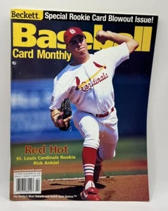 2000 BECKETT BASEBALL CARD MONTHLY #179 FEBRUARY Softcover Magazine Rick Ankiel - Picture 1 of 2