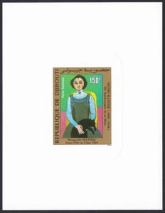 Djibouti ScC198 Painting, Marguerite Matisse by Henri Matisse, Deluxe Proof - Picture 1 of 1