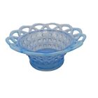 Imperial "Laced Edge" pattern-Katy Blue Opalescent Bowl