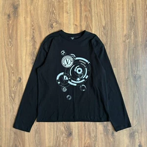 Versace Jeans Couture Longsleeve Tee T-Shirt Men’s XL Black - Picture 1 of 6