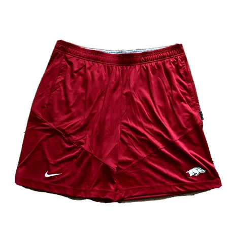Nike Arkansas Razorbacks Dri-FIT Training Shorts Mens 2XL Crimson DC5865-698 Cover