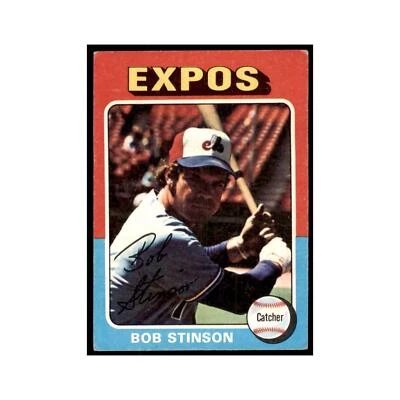 Bob Stinson 1975 Topps #471 Baseball Cards Baseball Card EX - Image 1 of 3