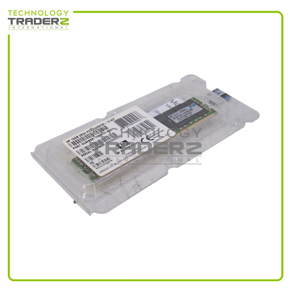 708641-B21 HP 16GB PC3-14900 DDR3 ECC 2Rx4 Smart Memory 712383-081 ***Retail*** - Image 1 of 1