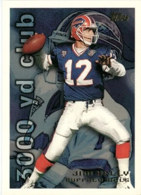 1995 Topps 3000 Yard Club Jim Kelly Buffalo Bills #41 - Image 1 of 2