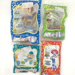 1999 McDonalds TOY STORY 2 Süßigkeitenspender Buzz Woody Jessie Mr Kartoffelkopf Set - Bild 1 von 12