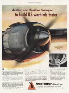 1943 Northrop: US Warbirds Vintage Print Ad - Bild 1 von 1