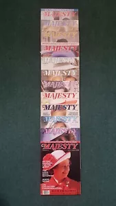 Majesty Magazine. The Monthly Royal Review Volume 6. All 12 Issues 1985/1986 - Picture 1 of 12