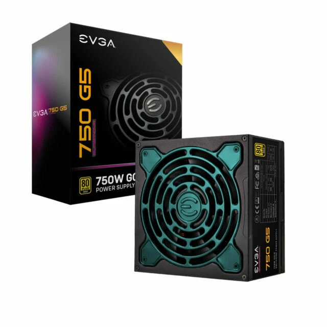 EVGA SuperNova 750 G5 80 Plus Gold 750W Fully Modular Power Supply (220-G5-0750-X1)