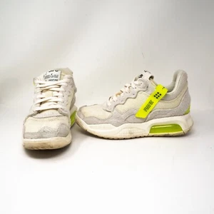 Jordan Women's MA2 Pale Ivory Volt Suede Chunky Lace Up Sneakers Shoes 7 - Picture 1 of 5