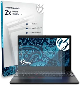 Bruni 2x Schermfolie voor Lenovo ThinkPad L14 Screen Protector - Afbeelding 1 van 4
