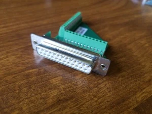 Phoenix Contact 1689776, 25Pin Female D-Sub to 25Pos Screw Term Breakout/Adapter - Picture 1 of 5