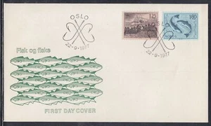 Norway Scott 702-3 FDC - Coastal Fishing - Picture 1 of 1