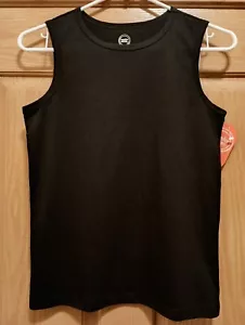 Wonder Nation Black Sleeveless Tank Top Girls Size L (10-12) NWT - Picture 1 of 2