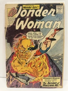 DC WONDER WOMAN #120 1961 El secreto de Volcano Mountain Around Fair lector copia - Imagen 1 de 2